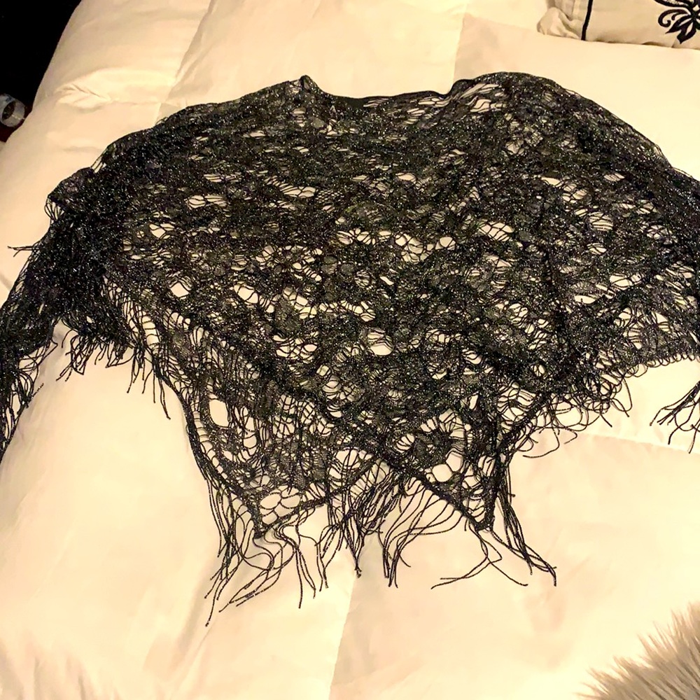 Stunning lacy shawl